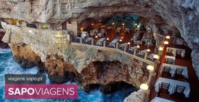 Restaurante no sul da Itália fica dentro de caverna