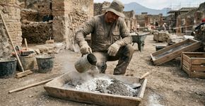 Pesquisadores investigaram um canteiro preservado em Pompeia e encontraram pistas de como os romanos produziam concreto capaz de reparar pequenas fissuras