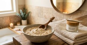 A mistura de dez minutos que transforma o banho em um spa para braços, pernas e cotovelos ressecados
