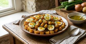 Damián Betular, chef: “Na salada de batata e ovo, eu não uso batatas cozidas, eu uso batatas fritas.”