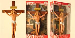 Artistas transformam Jesus e Virgem Maria em bonecos Barbie e Ken