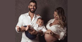 Nasce Samuel, o segundo filho de Gusttavo Lima e Andressa Suita