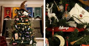 Todo fã de Harry Potter sonha em ter uma árvore de Natal assim