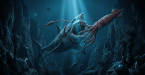 Megalodonte ou kraken: quem leva a melhor no duelo nas fossas abissais onde o dente quebra na pele mole