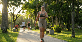 Sair para caminhar em vez de ir para academia ajuda muito, mas só vale a pena se a caminhada durar pelo menos 30 minutos seguidos, sem interrupções e a uma velocidade de cerca de 5 km/h