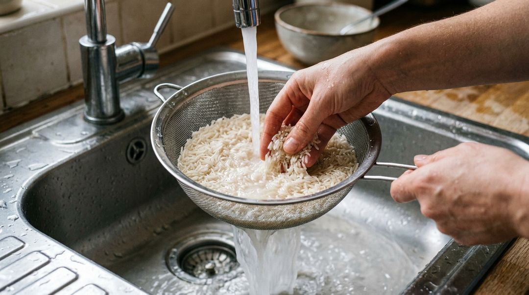 O óleo pode ajudar a envolver os grãos durante o refogado e acrescentar sabor, mas não funciona como uma barreira perfeita contra o amido.