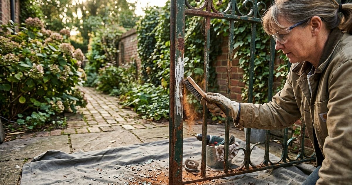 Como remover a ferrugem do portão de ferro e evitar que ela retorne