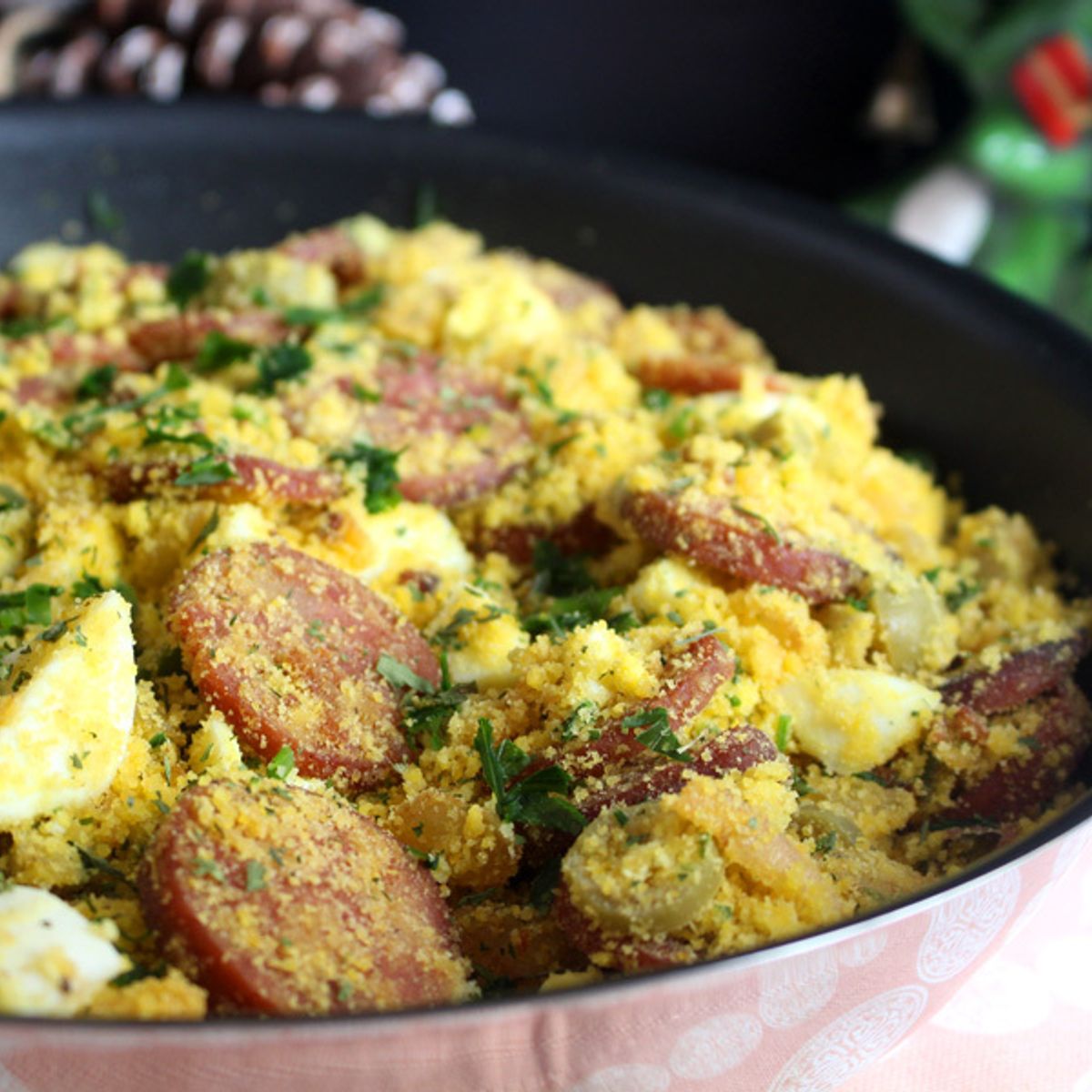 Farofa de Natal completa e deliciosa