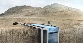 Arquitetos gregos projetam casa ‘escondida’ em penhasco