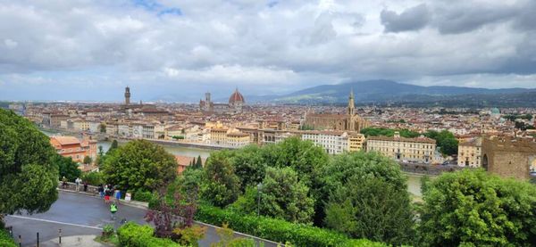 Vista panorâmica de Florença do mirante da Piazzale Michelangelo