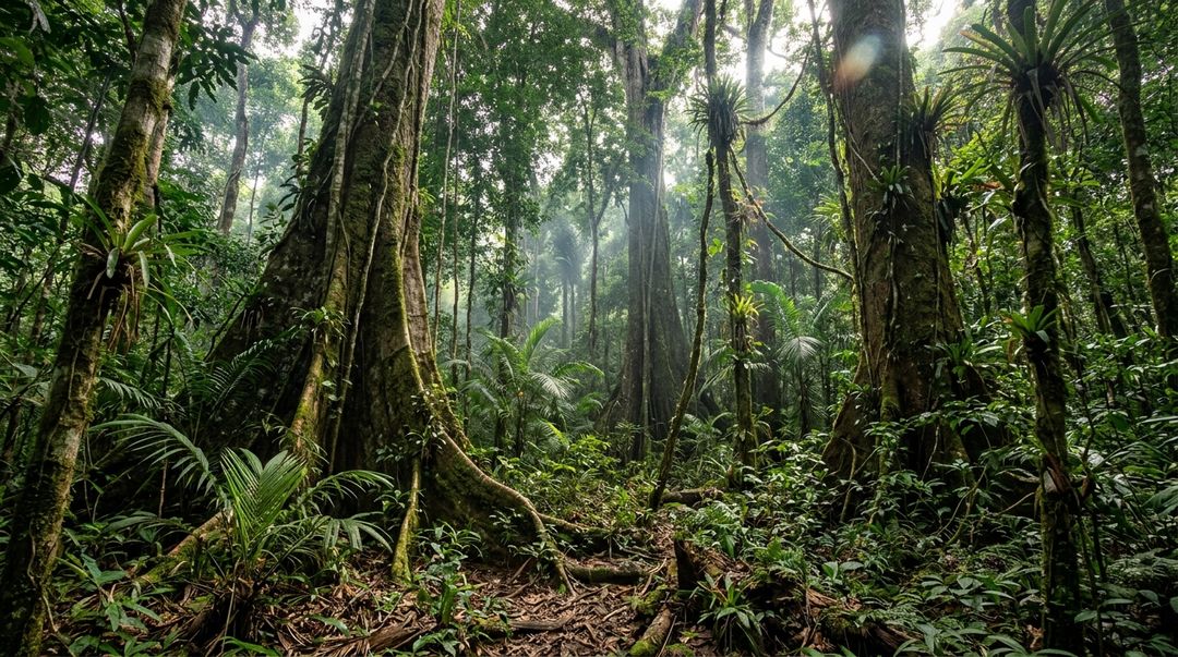 A bacia hidrográfica do rio Jaú resguarda ecossistemas aquáticos intocados e águas escuras características.