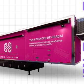 Featured mobile: Futuro Gamer Hub Móvel na Quebrada promove mostra de jogos