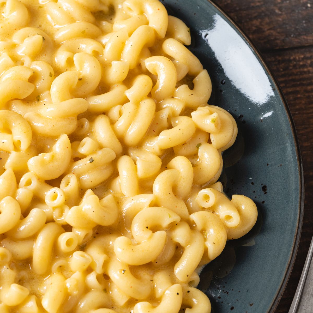 Macarrão com queijo delicioso no micro-ondas