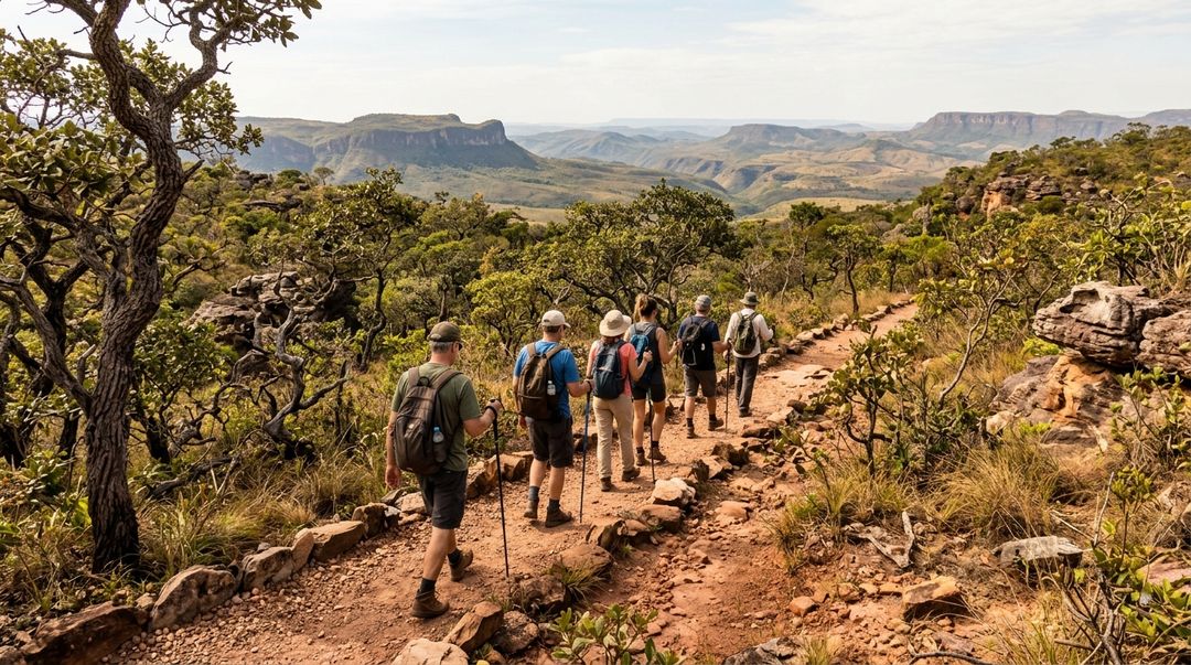 O ecoturismo sustentável movimenta a economia local e preserva a natureza.