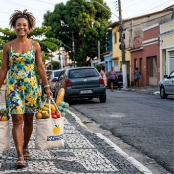 Featured mobile: Carregar sacolas de supermercado parece um esforço comum, mas pode ajudar a preservar força muscular quando feito regularmente