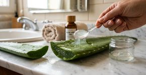 Como preparar um gel facial com aloe vera para rejuvenescer a pele e manter a aparência saudável