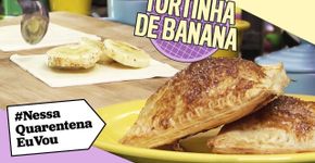 TORTINHA DE BANANA | Você vai até comer sorrindo