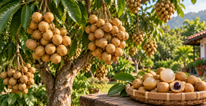 A fruta tailandesa que cresce em cachos e pode transformar uma árvore comum em um espetáculo no quintal
