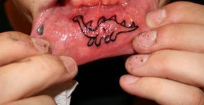 17 ideias de tatuagens para o interior dos lábios
