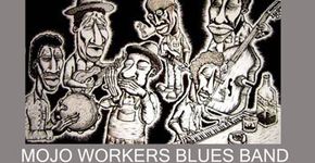 Blues com a banda Mojo Workers na Serralheria