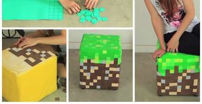 Aprenda a fazer um puff do Minecraft