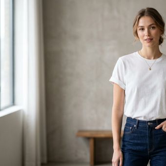 Featured mobile: A mesma camiseta branca pode parecer básica ou elegante: 4 detalhes que mudam tudo sem comprar outra peça