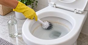 Como remover manchas do vaso sanitário sem usar produto à base de cloro