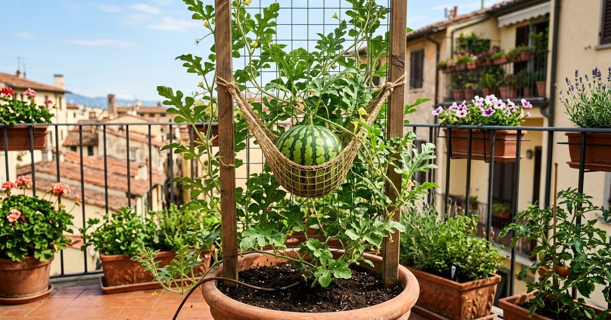 Como cultivar melancia em vasos: 8 dicas simples para colher frutas doces e suculentas mesmo em espaços pequenos