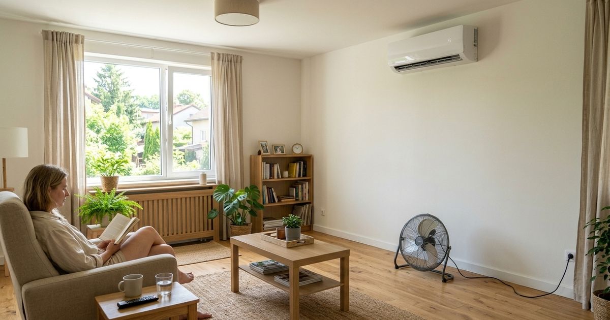 Conselhos para famílias que utilizam tanto ar condicionado quanto ventilador