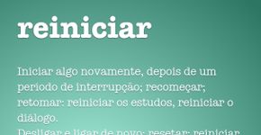 Reiniciando
