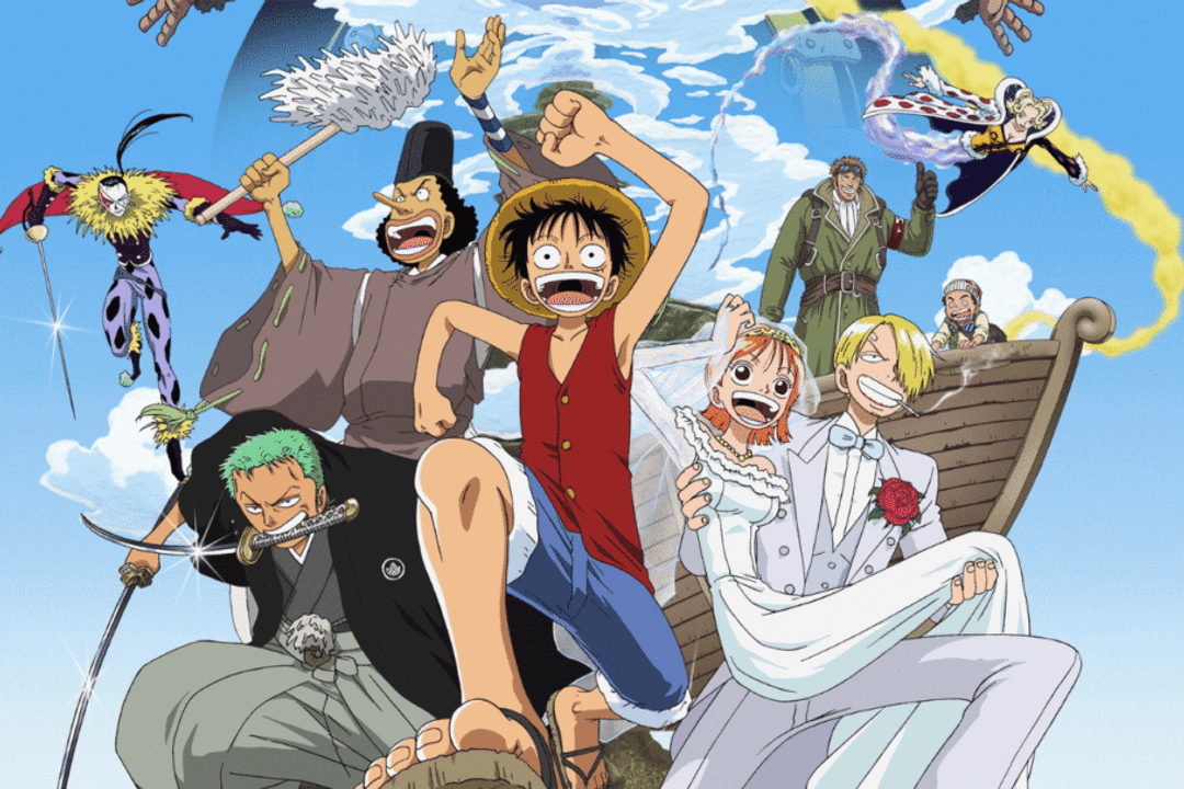 Em “One Piece: Aventura na Ilha Espiral”, Luffy e sua tripulação enfrentam piratas para recuperar o Going Merry e salvar Nami (Imagem: Reprodução digital | Paris Filmes)