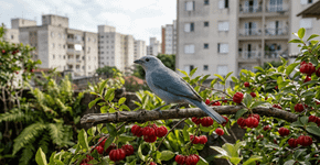 A ave de cores vibrantes que visita sua janela e o que a presença dela revela sobre o ecossistema do seu bairro