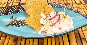 Ceviche vegano com coco verde: veja como fazer