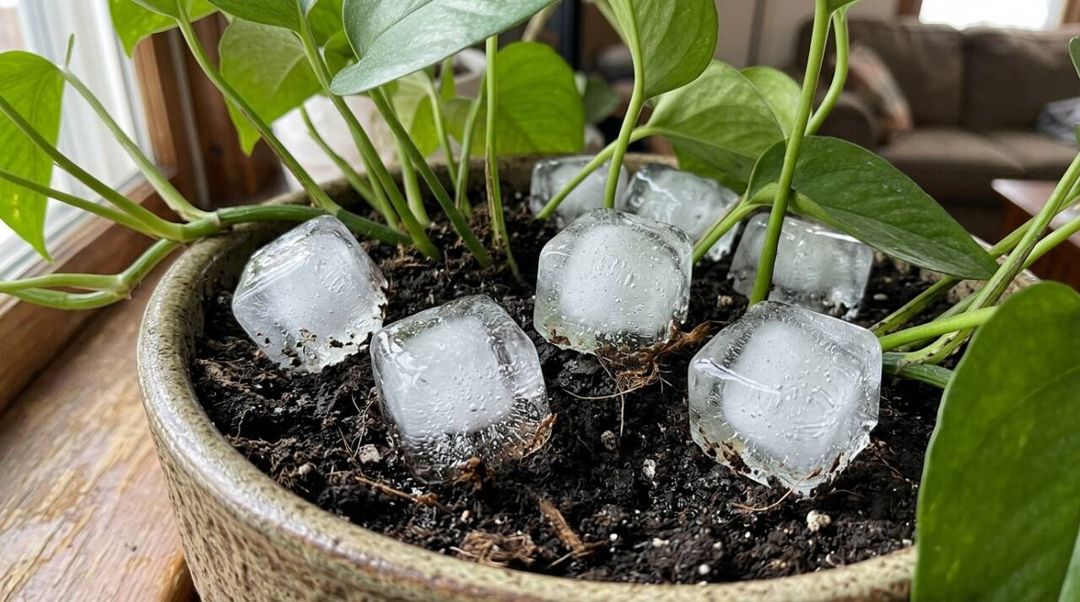 Regar plantas com gelo é uma boa ideia? Saiba por que a água fria e a distribuição irregular podem ser menos eficientes do que uma rega bem feita.