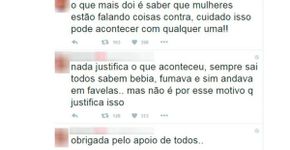 Vítima de estupro coletivo rebate críticas: ‘Nada justifica o que aconteceu’