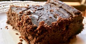 Brownie vegano sem glúten com ingrediente bem inusitado