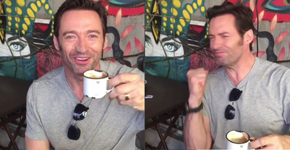 Hugh Jackman toma seu primeiro pingado em SP e arrisca português