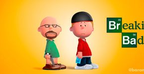 Artista recria vários famosos seriados como Peanuts