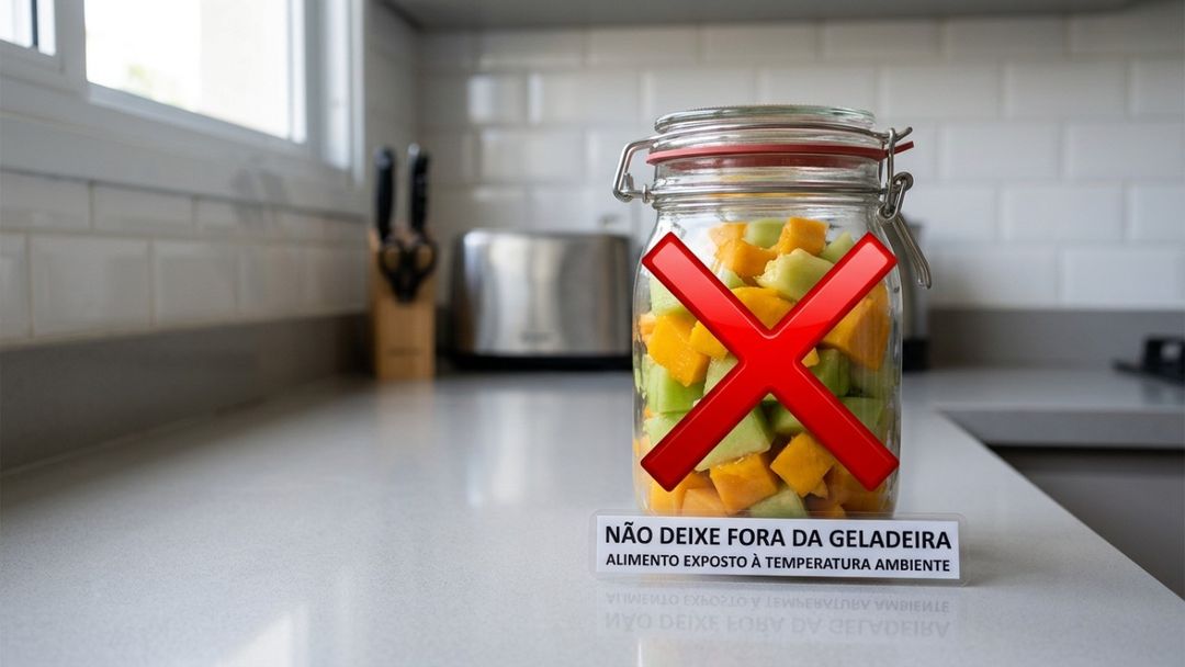 Higienizar corretamente utensílios e armazenar as porções em recipientes fechados evita a contaminação alimentar.
