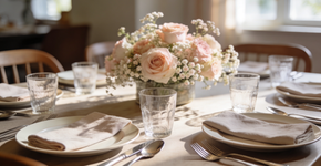 Como organizar um café da tarde elegante com detalhes simples de mesa posta?