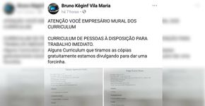 Loja imprime currículo de desempregados de graça em SP