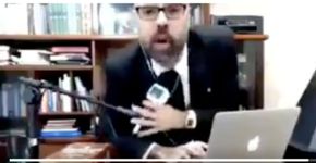 Jornalista amigo Bolsonaro se descontrola e dá chilique ao vivo