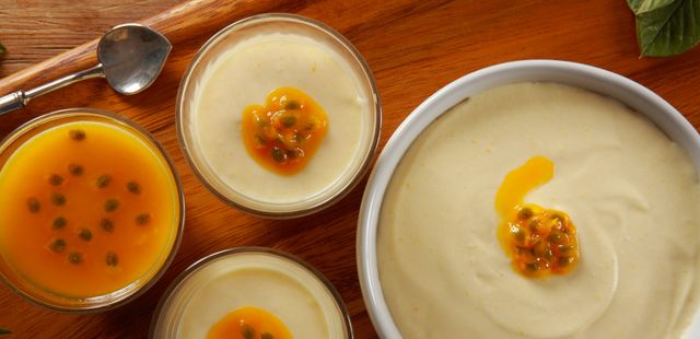 Mousse de maracujá de apenas 3 ingredientes e delicioso