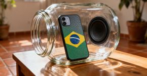 O truque com pote de vidro que aumenta o som do celular na hora
