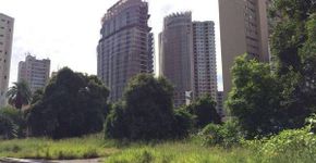 Ativistas fazem intervenção pela preservação do Parque Augusta nesta segunda-feira