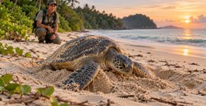 Um arquipélago na Malásia consegue triplicar seus ninhos de tartaruga verde em 50 anos e já são mais de 20 mil