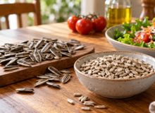 Featured side: Rica em vitamina E, esta semente é um lanche energético que também pode beneficiar a saúde da pele