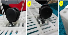 Como fazer uma mesa de centro reciclando um caixote plástico