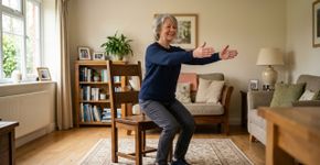 Vários treinadores concordam: “Aos 60 anos, em vez de caminhar por 20 minutos, é muito mais eficaz fazer exercícios como agachamentos na cadeira ou flexões na bancada da cozinha.”
