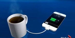 Canadense cria xícara que aproveita o calor para recarregar celular